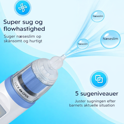 SnotFree Pro - elektrisk næsesuger – Fri for stoppet næse på få sekunder