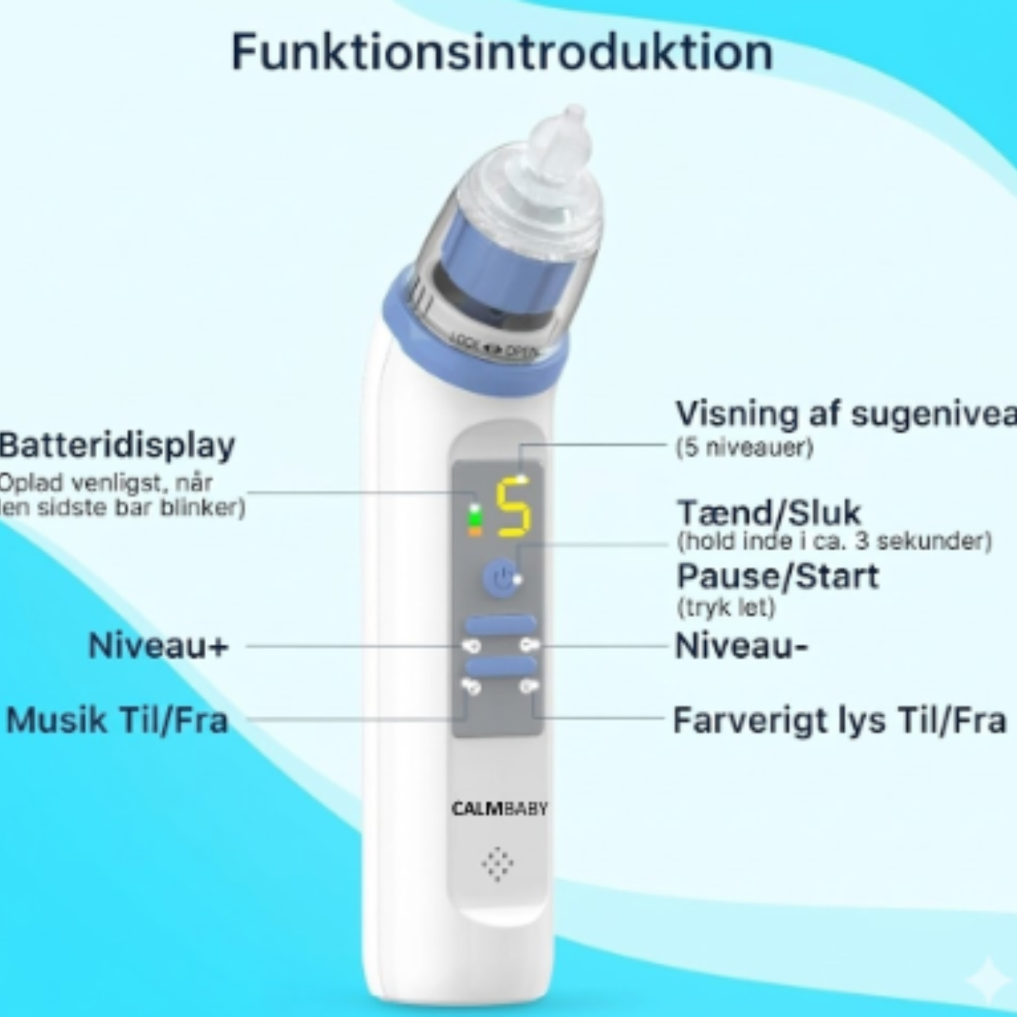 SnotFree Pro - elektrisk næsesuger – Fri for stoppet næse på få sekunder