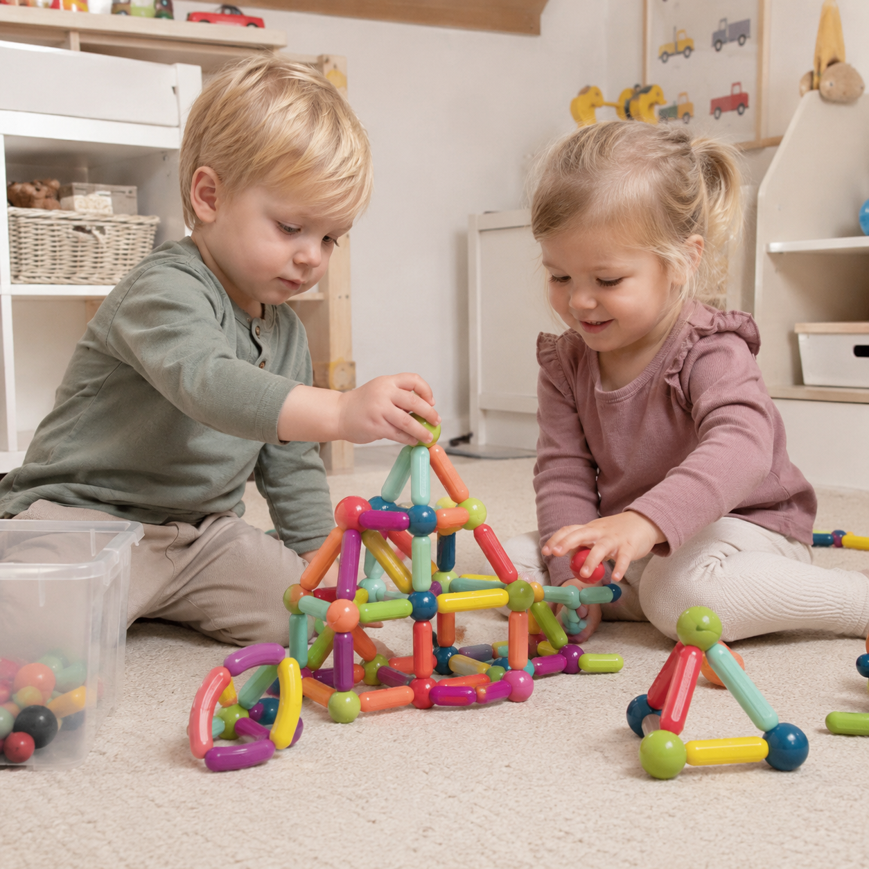 MagniBuild™ -Magnetiske Bygge Klodser